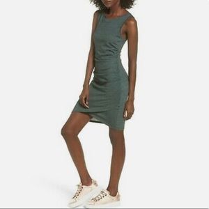 Leith Ruched Body-Con Dress size Large